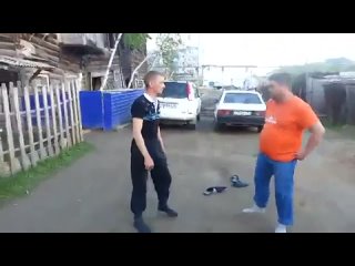 knocked out with one blow (fight in yakutsk)